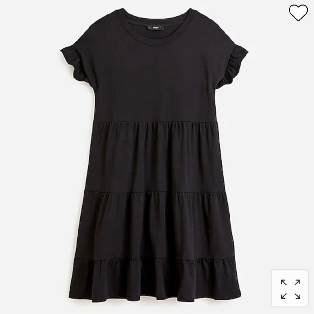 EUC J Crew Tiered Dress in Broken In Jersey Size XXS